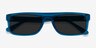 Grayton Clear Blue AcetateSunglass Frames from EyeBuyDirect, Closed View