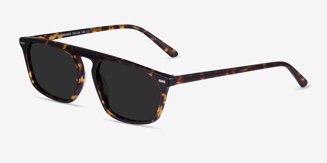 Hernando Tortoise AcetateSunglass Frames from EyeBuyDirect, Angle View
