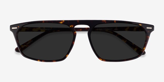 Hernando Tortoise AcetateSunglass Frames from EyeBuyDirect, Closed View