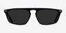 Hernando Black AcetateSunglass Frames from EyeBuyDirect, Front View