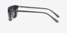 Hernando Clear Gray AcetateSunglass Frames from EyeBuyDirect, Side View