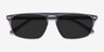 Hernando Clear Gray AcetateSunglass Frames from EyeBuyDirect, Closed View