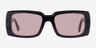 Impression Black AcetateSunglass Frames from EyeBuyDirect, Front View