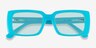 Impression Aqua AcetateSunglass Frames from EyeBuyDirect, Closed View