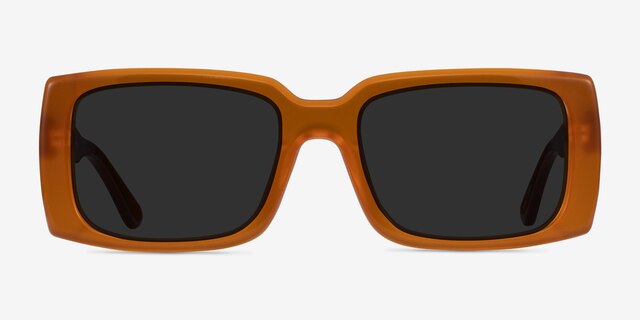 Impression Yellow AcetateSunglass Frames from EyeBuyDirect, Front View