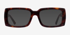 Impression Écailles Acétate Soleil de Lunette de vue d'EyeBuyDirect, Vue de Face