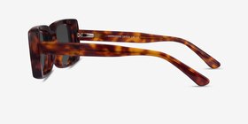 Impression Écailles Acétate Soleil de Lunette de vue d'EyeBuyDirect, Vue de Côté