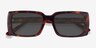 Impression Tortoise AcetateSunglass Frames from EyeBuyDirect, Closed View