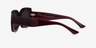 Courteney Burgundy PlasticSunglass Frames from EyeBuyDirect, Side View