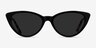 Jolie Black AcetateSunglass Frames from EyeBuyDirect, Front View