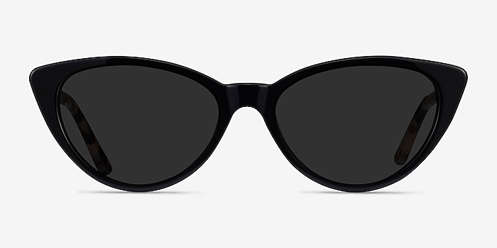 Jolie Black Acetate Sunglass Frames from EyeBuyDirect