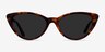 Jolie Brown Tortoise AcetateSunglass Frames from EyeBuyDirect, Front View