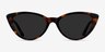 Jolie Tortoise AcetateSunglass Frames from EyeBuyDirect, Front View