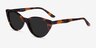 Jolie Tortoise AcetateSunglass Frames from EyeBuyDirect, Angle View