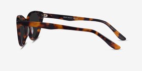 Jolie Écailles Acétate Soleil de Lunette de vue d'EyeBuyDirect, Vue de Côté