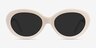 Alexandra Beige AcetateSunglass Frames from EyeBuyDirect, Front View