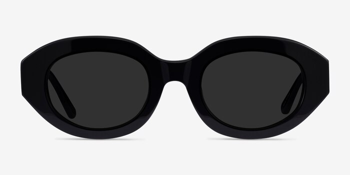 Swan Black Acetate Sunglass Frames from EyeBuyDirect
