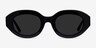 Swan Black AcetateSunglass Frames from EyeBuyDirect, Front View