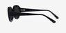 Swan Black AcetateSunglass Frames from EyeBuyDirect, Side View