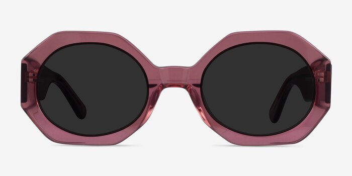 Vitamin Clear Purple Acetate Sunglass Frames from EyeBuyDirect