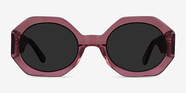 Vitamin Clear Purple Acetate Sunglass Frames