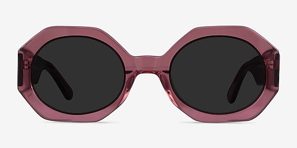 Vitamin Clear Purple Acetate Sunglass Frames