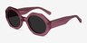 Vitamin Clear Purple AcetateSunglass Frames from EyeBuyDirect, Angle View