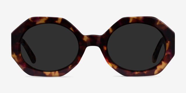 Vitamin Tortoise AcetateSunglass Frames from EyeBuyDirect, Front View
