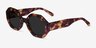 Vitamin Tortoise AcetateSunglass Frames from EyeBuyDirect, Angle View