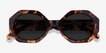 Vitamin Tortoise AcetateSunglass Frames from EyeBuyDirect, Closed View
