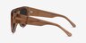 Southwest Clear Brown AcetateSunglass Frames from EyeBuyDirect, Side View