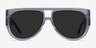 Southwest Clear Gray AcetateSunglass Frames from EyeBuyDirect, Front View