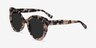 June Ivory Tortoise AcetateSunglass Frames from EyeBuyDirect, Angle View