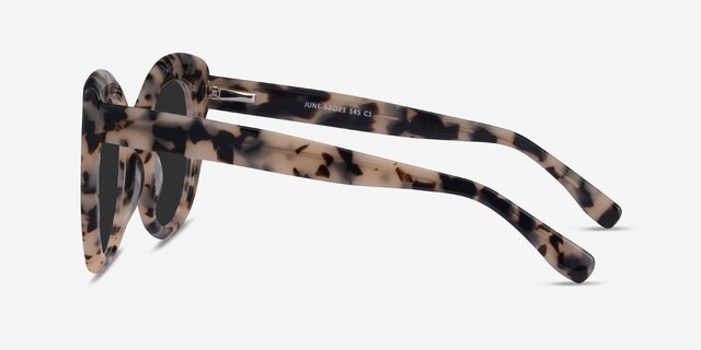 June Ivory Tortoise AcetateSunglass Frames from EyeBuyDirect, Side View