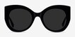 June Black AcetateSunglass Frames from EyeBuyDirect, Front View