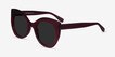 June Burgundy AcetateSunglass Frames from EyeBuyDirect, Angle View