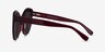 June Burgundy AcetateSunglass Frames from EyeBuyDirect, Side View