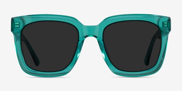 Los Angeles Clear Green Acetate Sunglass Frames