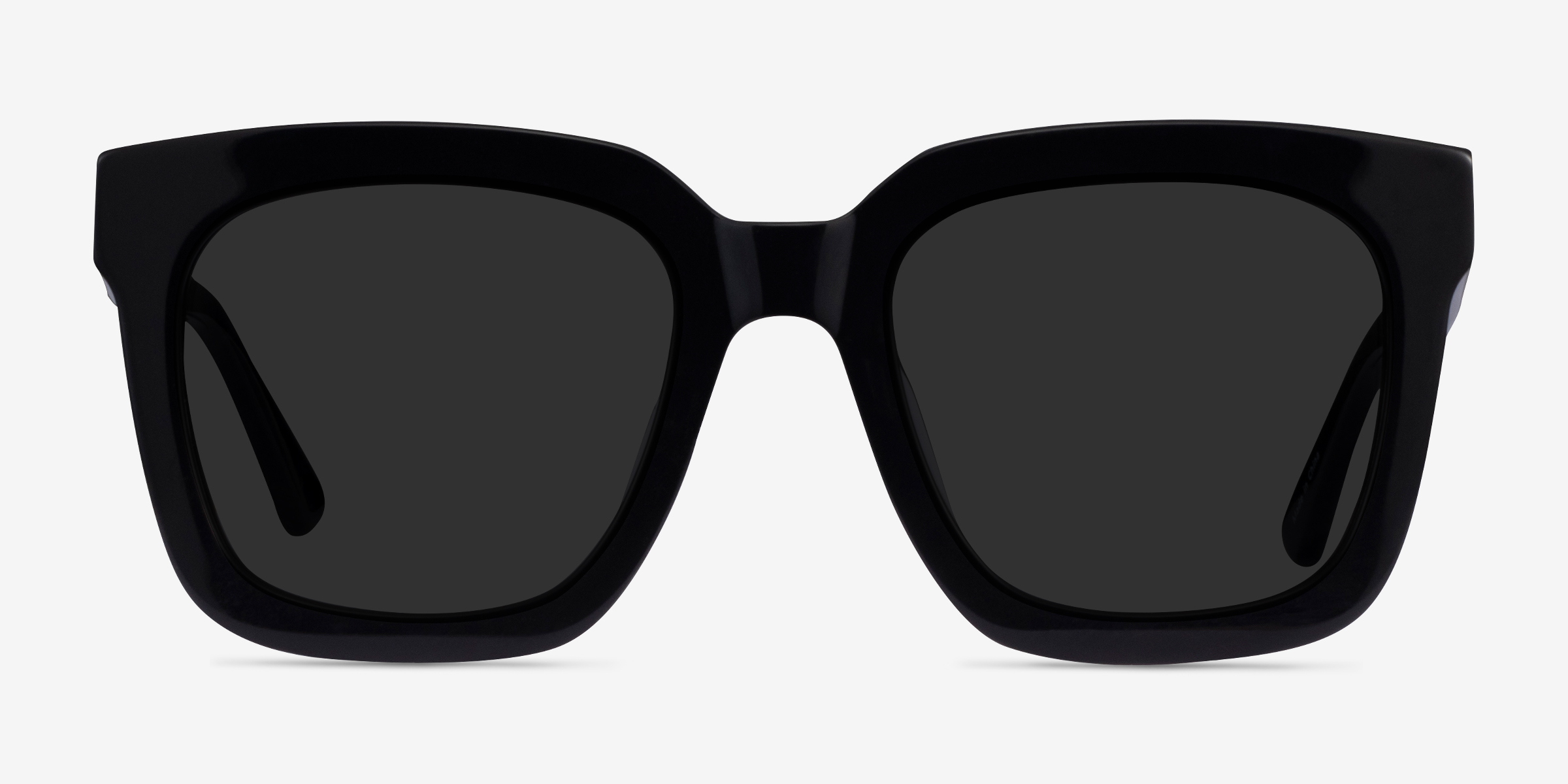 Los Angeles Square Black Frame Prescription Sunglasses Eyebuydirect