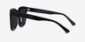 Los Angeles Black AcetateSunglass Frames from EyeBuyDirect, Side View