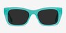 Because Turquoise AcetateSunglass Frames from EyeBuyDirect, Front View