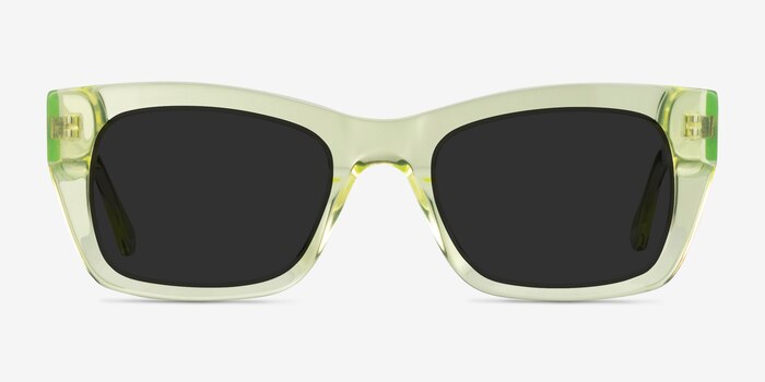 Because Clear Yellow Acetate Sunglass Frames from EyeBuyDirect