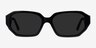 Claudel Black AcetateSunglass Frames from EyeBuyDirect, Front View