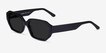 Claudel Black AcetateSunglass Frames from EyeBuyDirect, Angle View