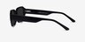 Claudel Black AcetateSunglass Frames from EyeBuyDirect, Side View