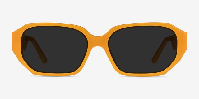 Claudel Orange AcetateSunglass Frames from EyeBuyDirect, Front View