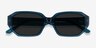 Claudel Teal AcetateSunglass Frames from EyeBuyDirect, Closed View
