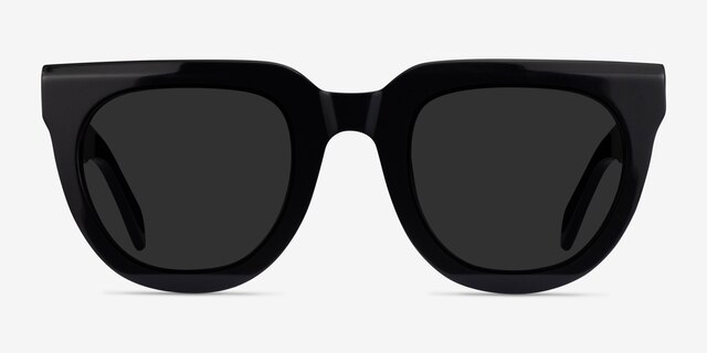 Dali Black AcetateSunglass Frames from EyeBuyDirect, Front View