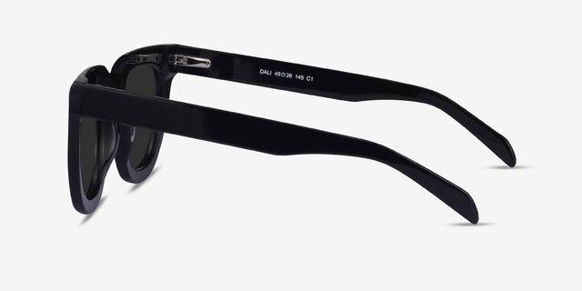 Dali Black AcetateSunglass Frames from EyeBuyDirect, Side View