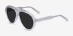 Map Clear AcetateSunglass Frames from EyeBuyDirect, Angle View
